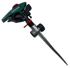 GILMOUR Metal Spike Base Impulse Sprinkler GRAY  "FREE SHIPPING"