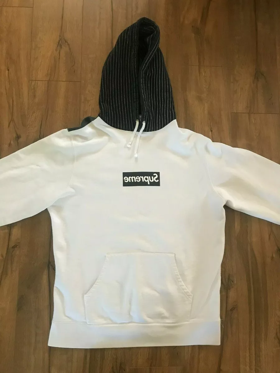 Supreme x COMME des GARCONS SHIRT Box Logo Pullover Hoodie