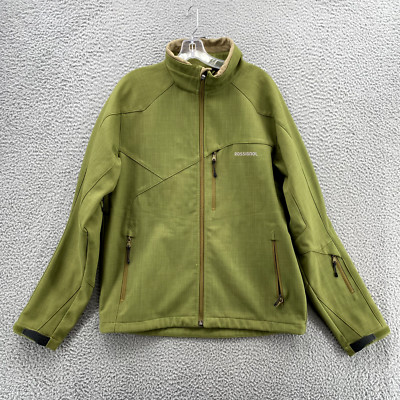 Rossignol Jacket Adult Medium Green SoftShell Ski Snowboard Sample Outdoor Men's