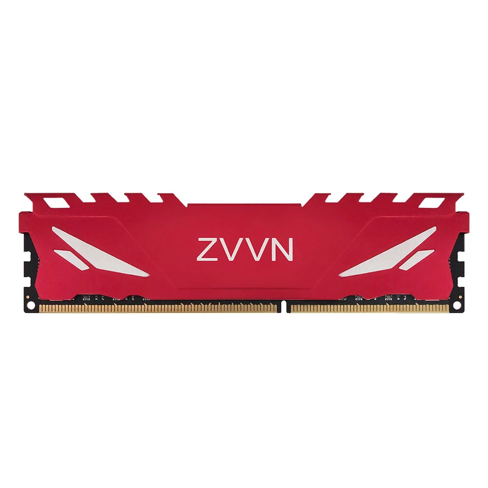 8GB DDR3 OC 2400MHz PC3-19200 240Pin Overclocking Desktop Memory SDRAM ZVVN Red - Image 2 of 4