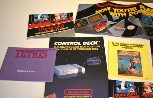 Vintage Nintendo Paper Lot - Instructions, Posters, Registrations, Promo Inserts - Picture 2 of 6