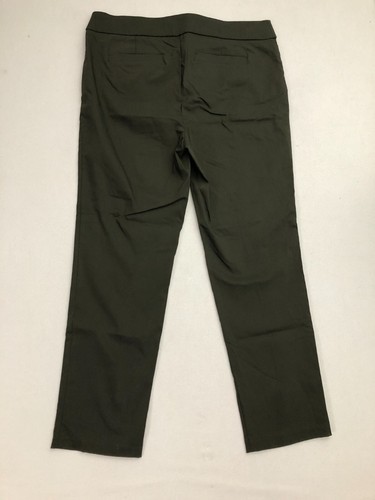 NWOT Briggs Women's Pull On Casual Pants 16W Olive Green Stretch 38x30 - Picture 8 of 11