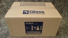 (Box of 6) 1060-1L PYREX 1000mL Berzelius Beakers Tall w/Spout, Graduated (T26)