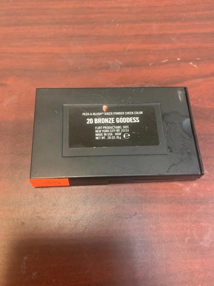 Flirt Peek-A-Blush Polvo Transparente Color de mejillas 8g 20 Diosa Bronce (nuevo) Foto 2 de 4