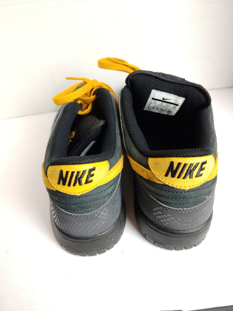 Nike Dunk Low 6.0 Black Gold Dart Sneakers 314142-015 Shoes  display picture 2