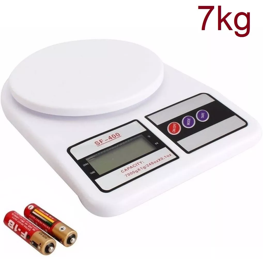 Bascula Balanza Peso de Cocina digital Electronica 7KG Para Pesar