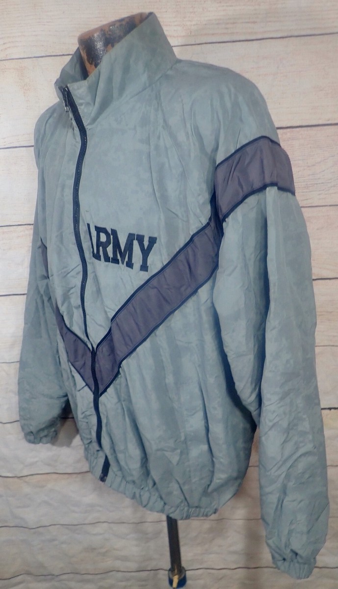 US Army PT Physical Fitness IPFU Gray Black Digital Uniform Jacket
