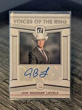 2023 WWE Chronicles Donruss Voices Of The Ring John “Bradshaw” Layfield Auto JBL