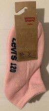 Levis Kids Low Cut Socks Pink White Blue 3 Pairs Size 3Y-5Y