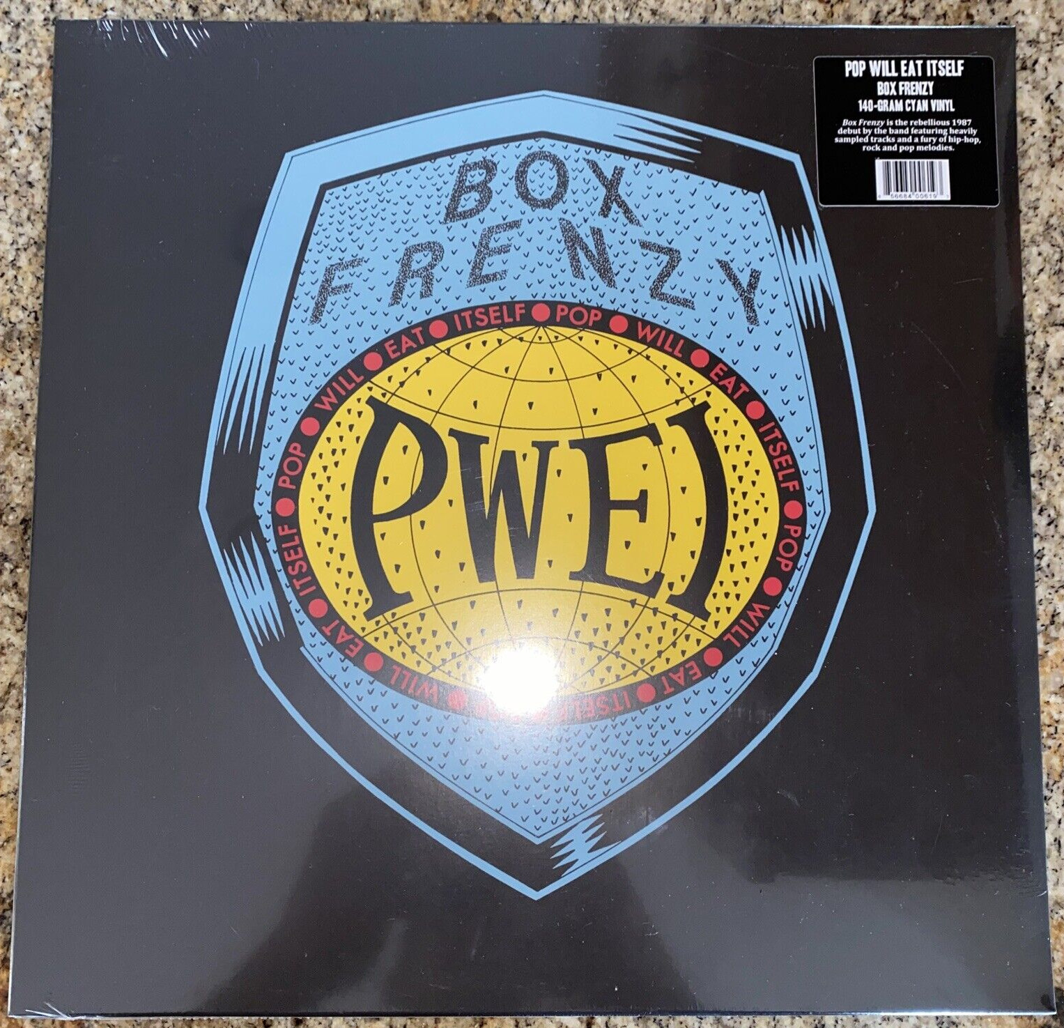 ПОП САМ СЕБЯ СЪЕСТ КОРОБКА ВЕСЕЛАЯ СИНИЙ ВИНИЛ LP НОВЫЙ ЗАПЕЧАТАННЫЙ МОНЕТНЫЙ ДВОР