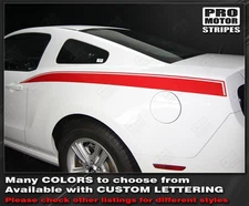 Ford Mustang Rear Quarter Side Stripes Decals 2010 2011 2012 2013 2014 Pro Motor