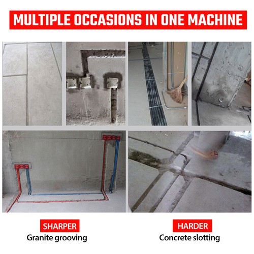 Electric Concrete Saw 355mm Cutter Wet/Dry Demo Saw Demolition Masonry Saw Tool - Picture 9 of 12