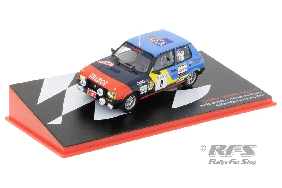 Talbot Samba Rallye Rallye Villa de Llanes 1984 Moratal Rodríguez 1:43 Altaya IXO - Photo 1/1