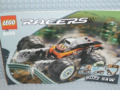 LEGO  Racers Bauanleitung 8648 Buzz Saw gelocht BA Anleitung
