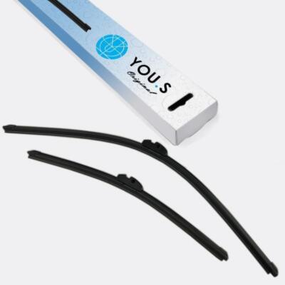 2 You.S Tergicristalli Frontale 650+450 MM per BMW 5er Gran Turismo