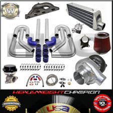 Turbo Kit T3t4 For 00-05 Eclipse Rs Gs 4g64 Galant 2.4 Ic Pk Wg Bov Manifold Bl Turbo Kit T3t4 For 00-05 Eclipse Rs Gs 4g64 Galant 2.4 Ic Pk Wg Bov Manifold Bl