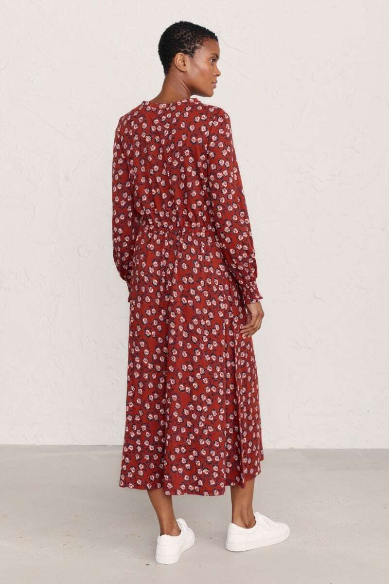 Seasalt Women's Dress orange Beau Jersey Dress Regular Sketched