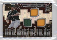 2021 Spectra Building Blocks Materials Hyper Prizm 13/75 Daulton Jefferies 0qe1