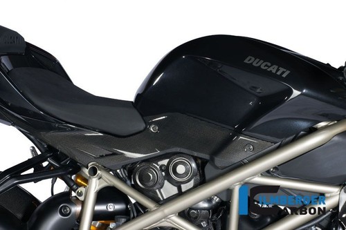 INSERTI SOTTOSELLA DESTRA CARBONIO ILMBERGER PER DUCATI STREETFIGHTER 1098 - Foto 2 di 3