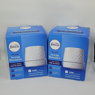 2pk Febreze PLUG Scent Booster   Air Freshener  Continuous Scent Device Diffuser