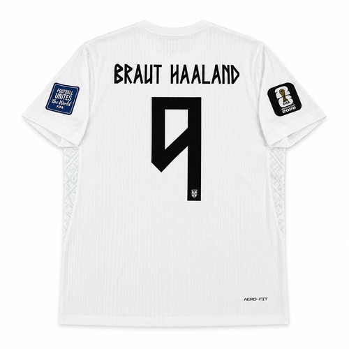 2026 Norway Away Haaland 9 White Soccer Jersey Football Shirt Mens World Cup