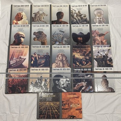 Time-Life Books TimeFrame Complete History Set 22 Volumes Hardcover