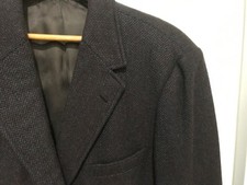 James Johnston 100% Cashmere of Elgin Scotland Brown Sport Coat 42L 42 L R A10