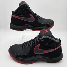 Nike Overplay VII Shoes Mens 9 Black Red High Top Basketball Sneakers 511373-003