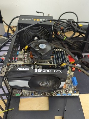 1046 - Asus Rampage II GENE/CG5290/DP M8 w/ RAM & CPU - TESTED / WORKING