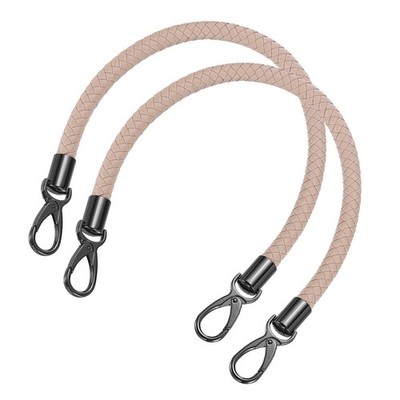 2pcs 50cm Replacement Handles PU Bag - Light Pink, Black