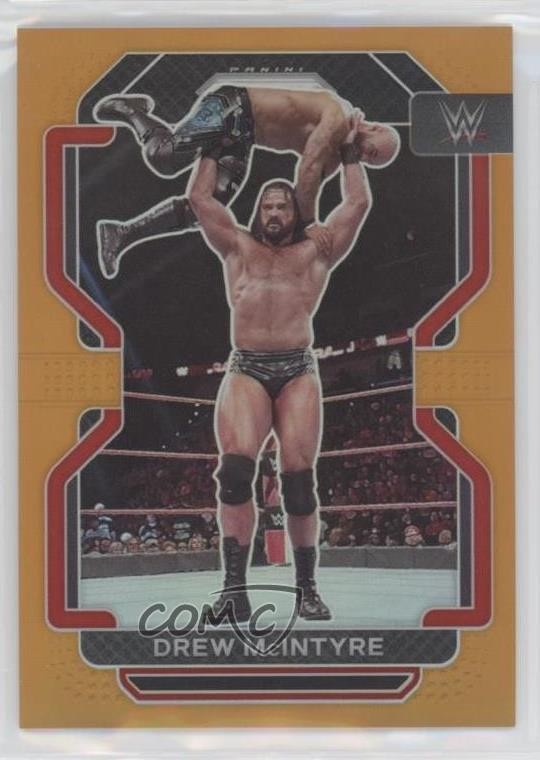 2022 Panini Prizm WWE Orange Prizm 40/99 Drew McIntyre #155 0b5