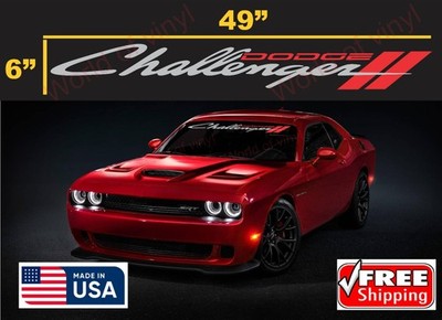 CHALLENGER UNIVERSAL sport car Vinyl Decal Stickers graphics  MADE IN USA