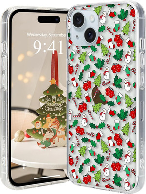 Christmas Case for  15 for Women Girls Kids Men Liquid Silicone Slim Soft TPU Bu