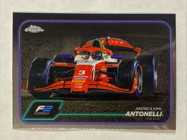 ANDREA KIMI ANTONELLI 2024 Topps Chrome F1 Rookie #94 Car Card Prema Racing