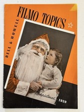 Bell  Howell FILMO TOPICS Christmas 1939 Vintage Magazine For Film Movie Camera