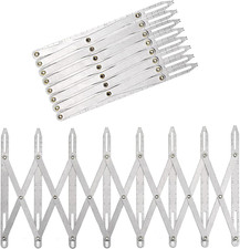 Aluminum Expanding Sewing Gauge for Buttons and Pleats - Sewing Tool Device