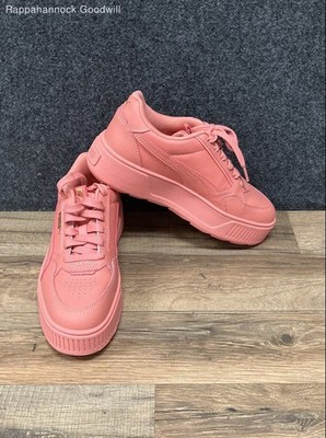 Puma Karmen Rebelle Pink Peach Platform Women's Lifestyle Sneakers Size 8