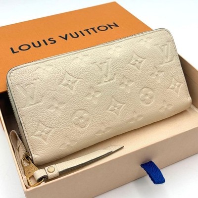 Louis Vuitton Monogram Empreinte Zippy Wallet Long Wallet LV Embossed