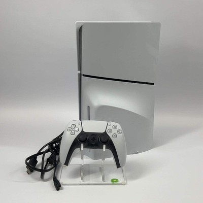 Sony PlayStation 5 Slim Disc PS5 1TB White Console Gaming System CFI-2015