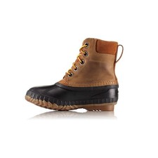 Sorel Kids Waterproof Duck Boots Brown Black Lace Up Size Youth 1