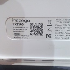 Inseego FX3100 5G Wi  Fi Hotspot Modem, Unlocked, White, Ethernet RJ  45 