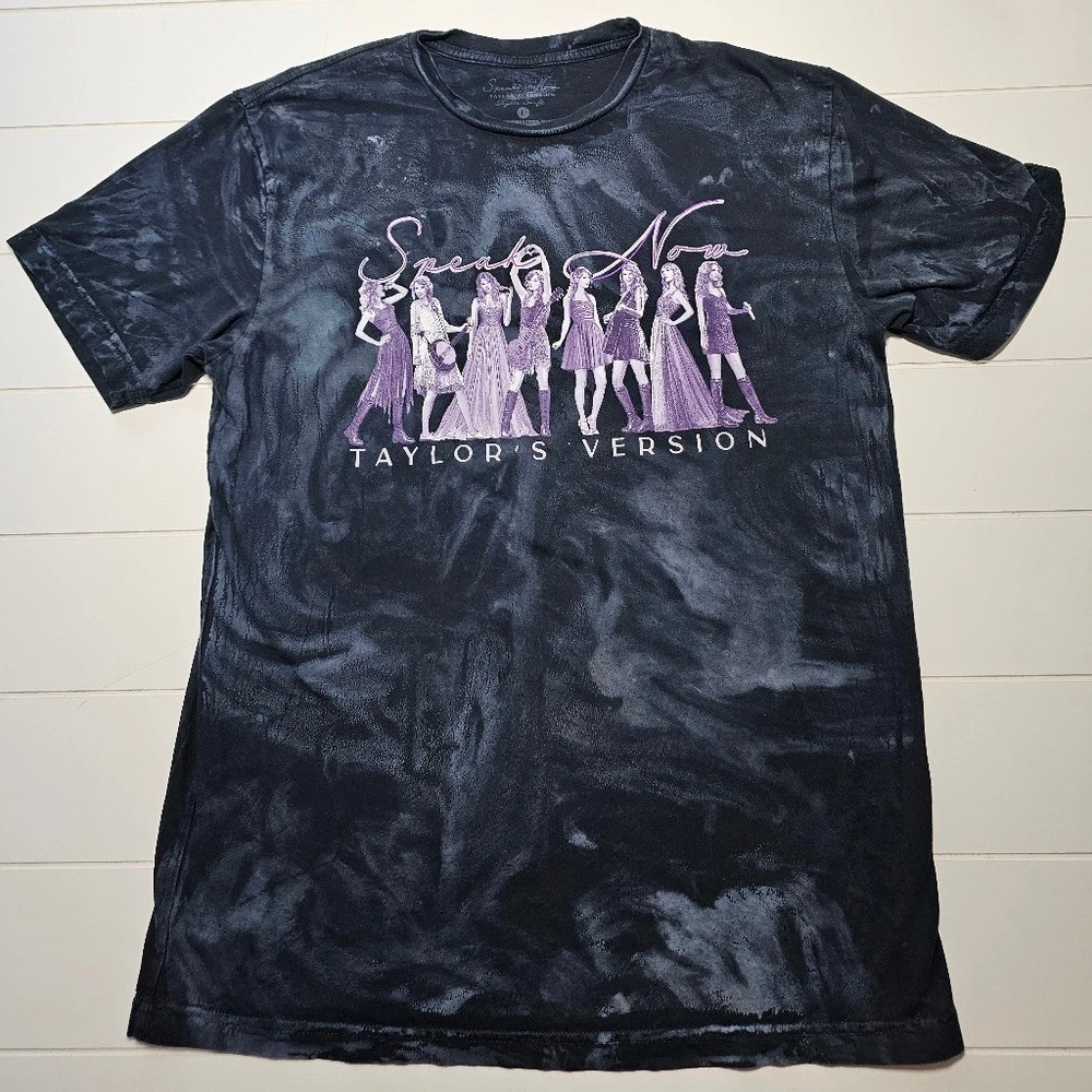Taylor Swift Charcoal Speckled Concert Tee