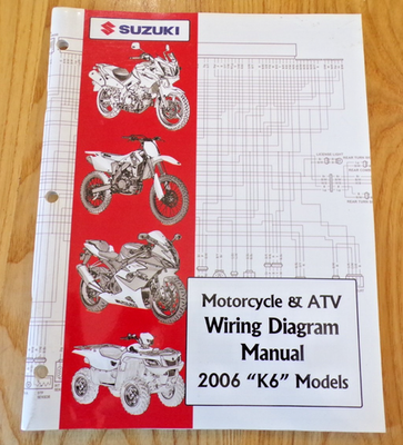 #ad #ad 2006 Suzuki Motorcycle and ATV Wiring Diagrams and Trouble Shooting Manual $15.00