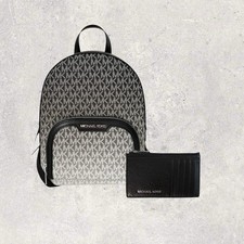 Michael Kors Torba Plecak Portfel Jet Set Jaycee Cooper Czarna Skóra NOWA