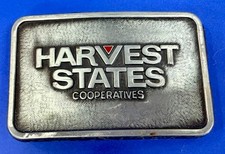 Harvest States Cooperatives Agriculture Farming Farm Land Vintage Belt Buckle