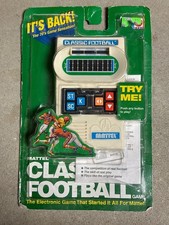 VTG 2000 Mattel Classic Football Handheld Electronic Game - New In Package