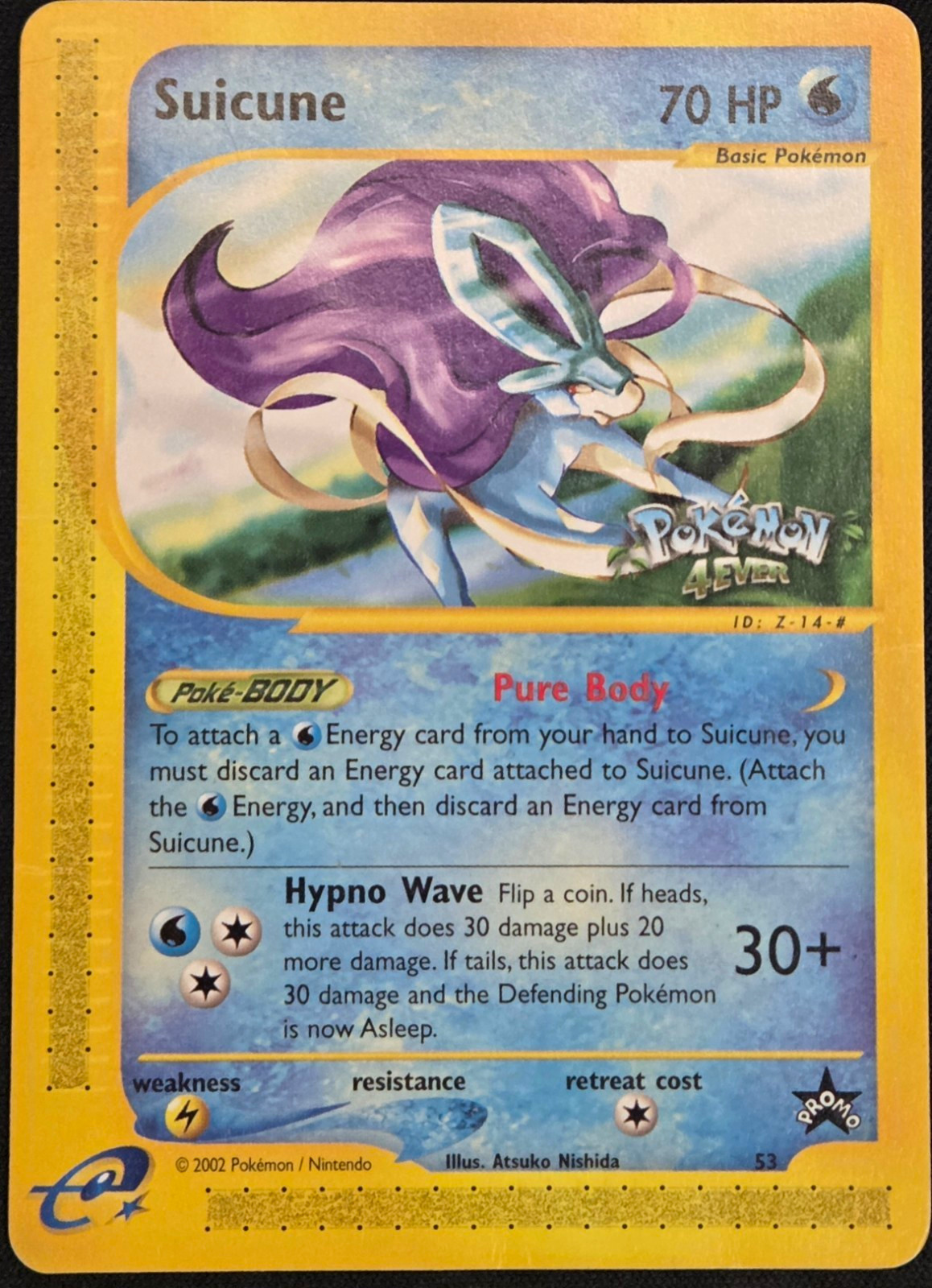 Suicune Wotc Promo 53/53 Black Star Promo MP