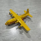 Matchbox 2002 Transport Plane DHL Yellow 4 Prop