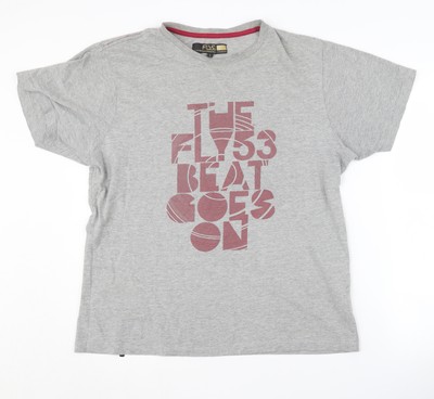 FLY53 T-Shirt Herren Grau Grafikdruck L