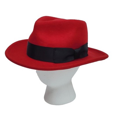 Official Red Hat Linux Promotional Fedora Hat - 100% Wool Size Small Brandfuel